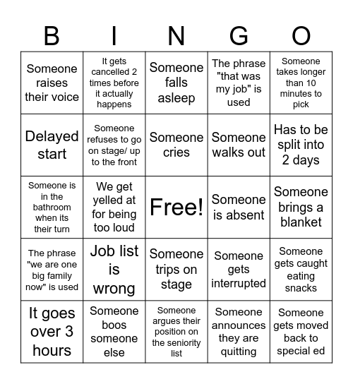 Taj Mahal 2026 Bingo Card