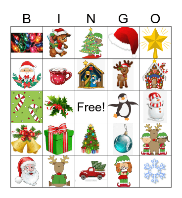 Medicaid Eligibility Christmas Bingo Card