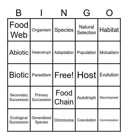 Mid-Year Bingo V1 Bingo Card