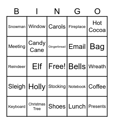 BuzzWord Bingo Card