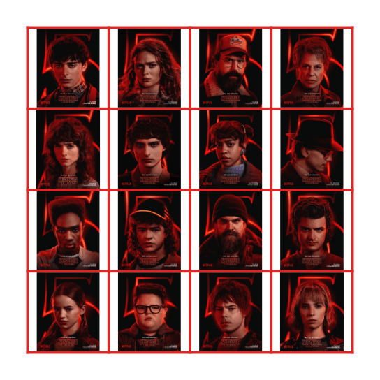 Bingo Things Bingo Card