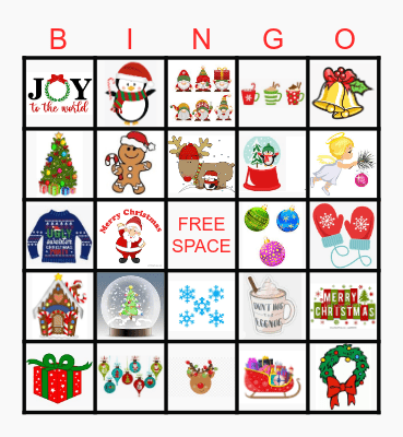 Holiday Bingo Card