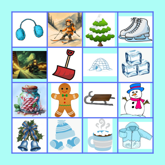 Winter Bingo Card