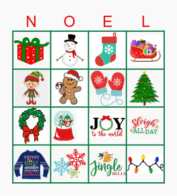 Bingo December 2021 Bingo Card