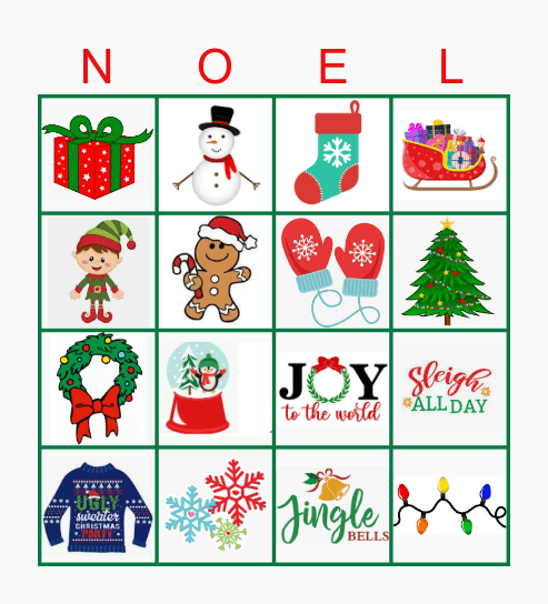 Bingo December 2021 Bingo Card