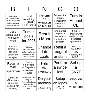 Micro Xmas 2025 #3 Bingo Card