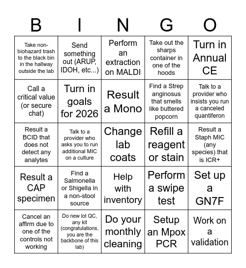 Micro Xmas 2025 #3 Bingo Card
