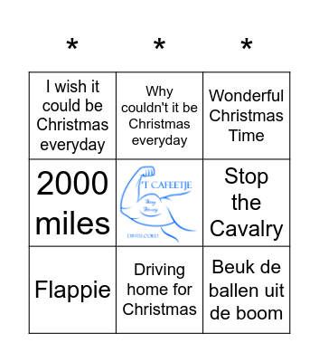 Foute Kerst SWiNGO! Bingo Card