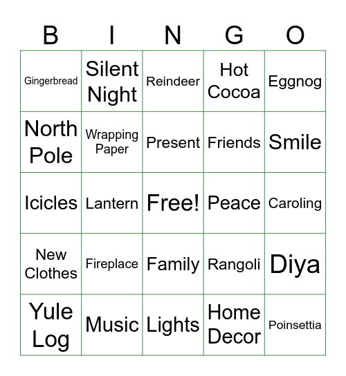 IT Holiday Bingo Card