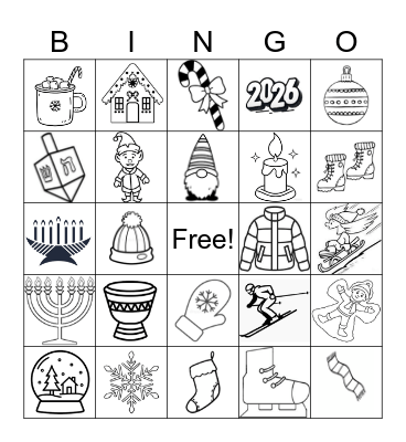 Winter Bingo Card
