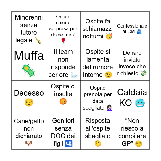 Bingo Back CBB - Winter Edition Bingo Card