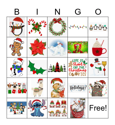 Holiday Bingo! Bingo Card