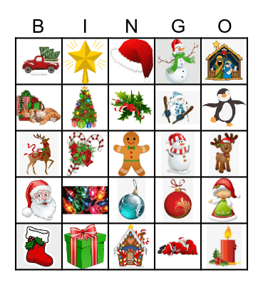 Christmas Bingo Card