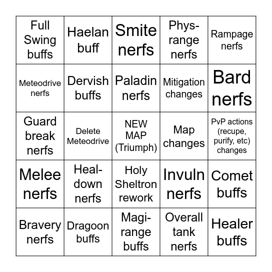 7.4 Frontlines BINGO Card