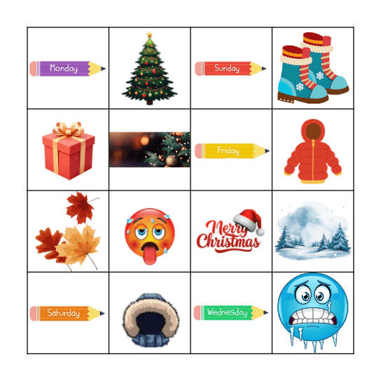 French Bingo! Bingo Card