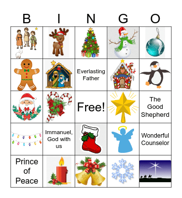 Christmas Bingo CELT 2025 Bingo Card