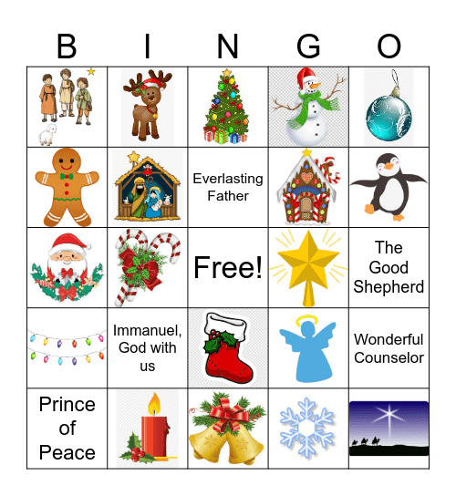 Christmas Bingo CELT 2025 Bingo Card