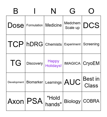 Nav Bingo! Bingo Card