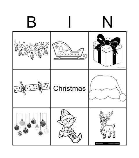 XMAS Bingo Card