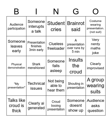 Ems bingo Card