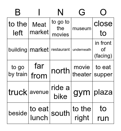 U3 te acuerdas Bingo Card