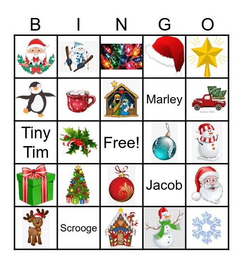 Christmas Bingo Card