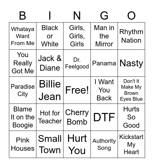 Hoosier Born Bingo Card