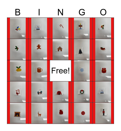 Bingo de Noël Bingo Card