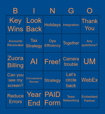 ALL HANDS Bingo Card