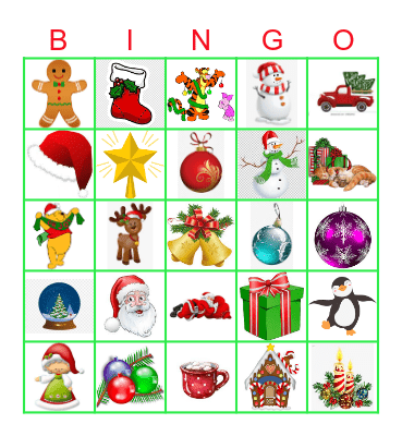 Office Holiday Bingo Card