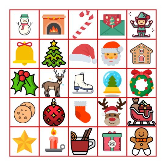 LfDI Weihnachtsbingo Card