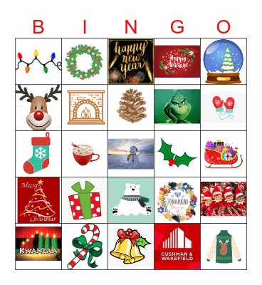 HOLIDAY BINGO!!! Bingo Card