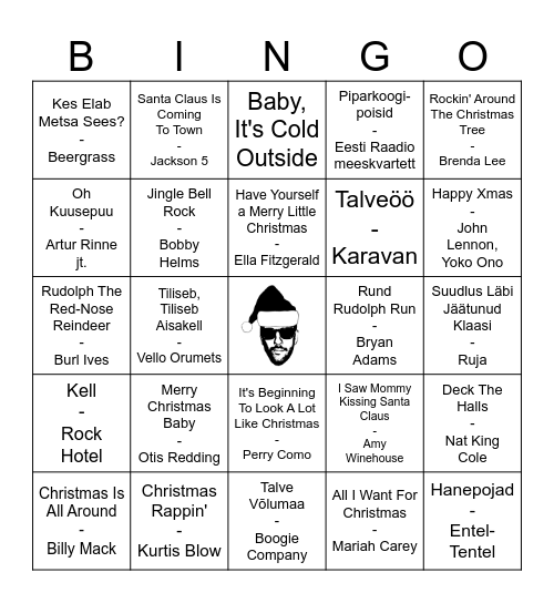 Artiumi Musabingo 11 Bingo Card