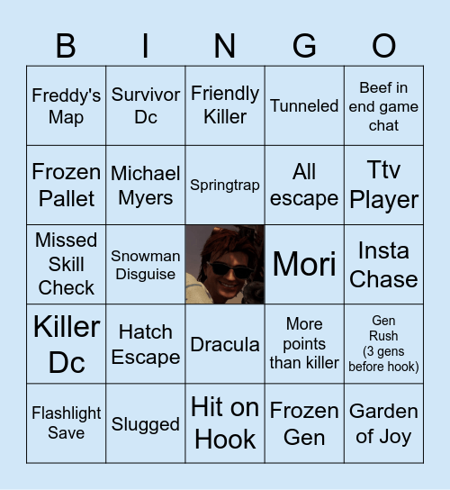 Bone Chill Bingo Card