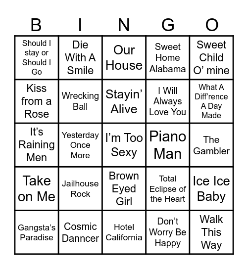 😴 LYNBINGO 15 😴 Bingo Card