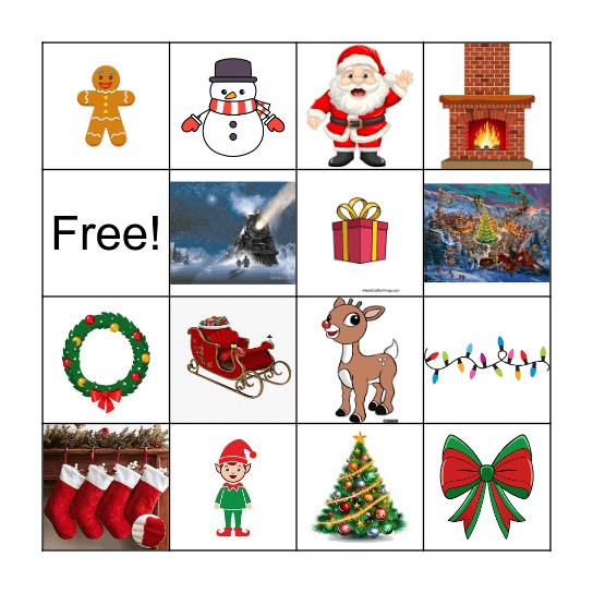 Christmas Bingo Card