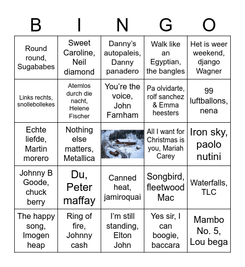 Wurzerhofbingo 2025!!! Bingo Card