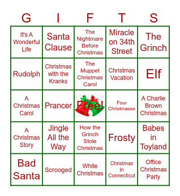 MWRBO Holiday Bingo Card