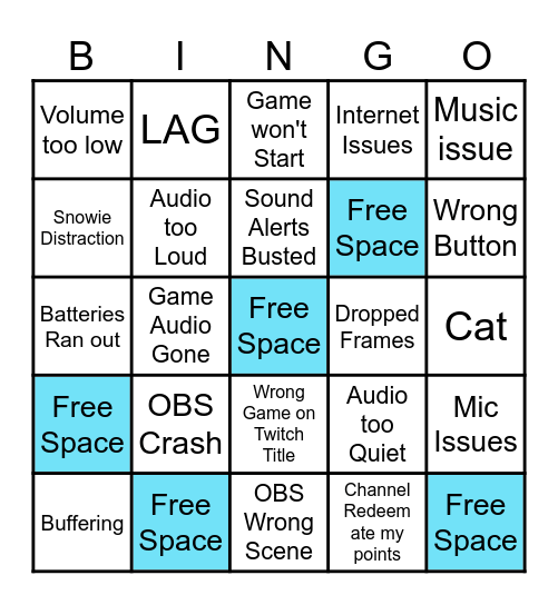 Tech Bug Bingo Card