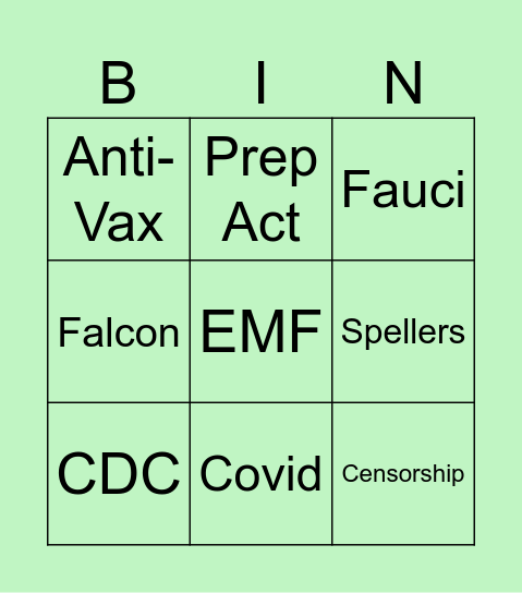 CHD Holiday Party Bingo Card