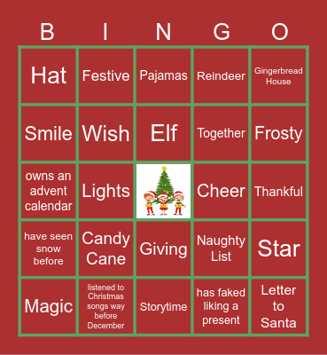 CTE GRAPHIC DESIGN HOLIDAY EDITION Bingo Card