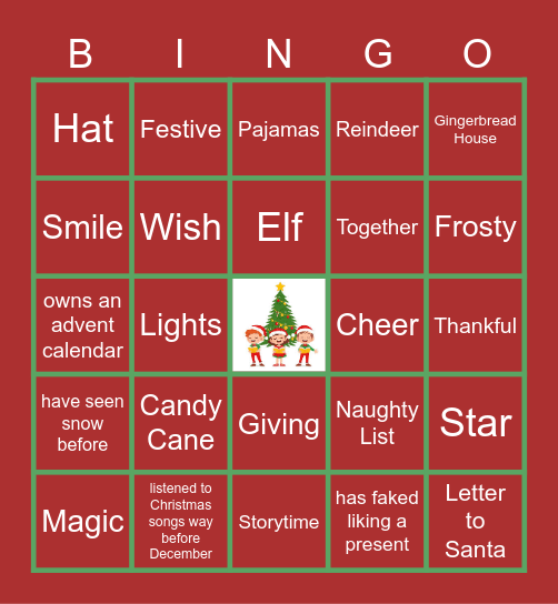 CTE GRAPHIC DESIGN HOLIDAY EDITION Bingo Card