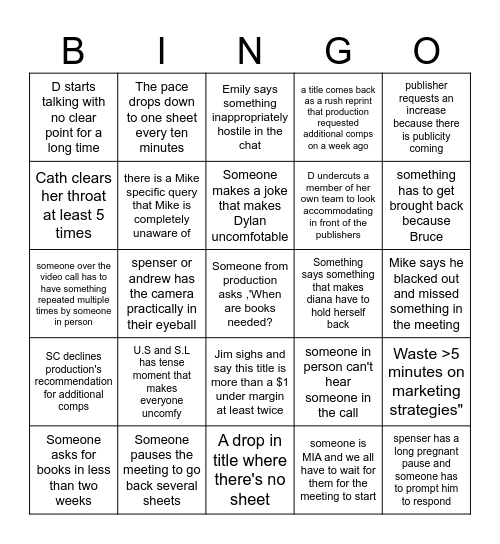 EOY PB Bingo Card