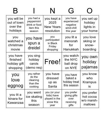 CredArmy 2025 Bingo!! Bingo Card