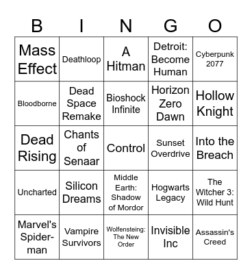 2026 Platinum Bingo Card