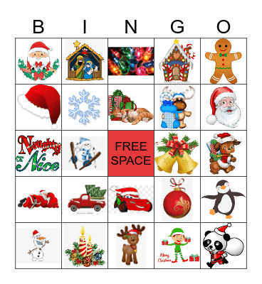 Christmas Bingo Card