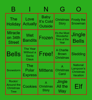 HolidayPalooza BINGO 2025 Bingo Card