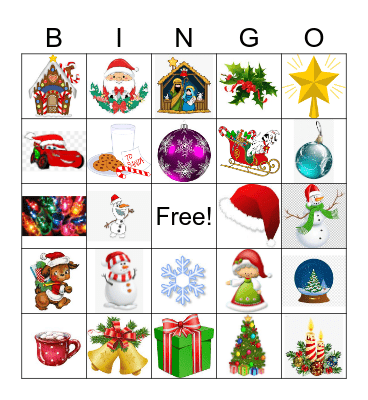 Christmas Bingo Card