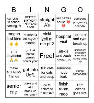 2026 Bingo!! Bingo Card