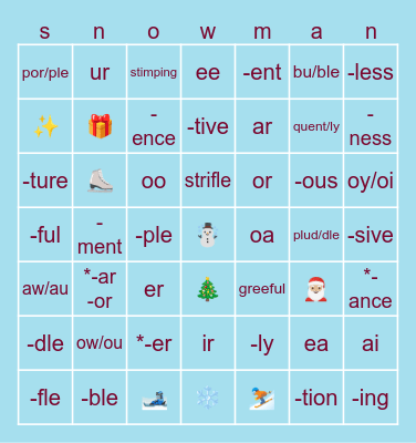 louise <3 Bingo Card